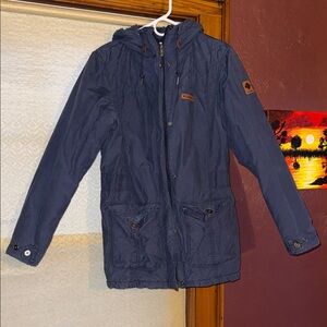 Women’s Navy Hooded Jacket